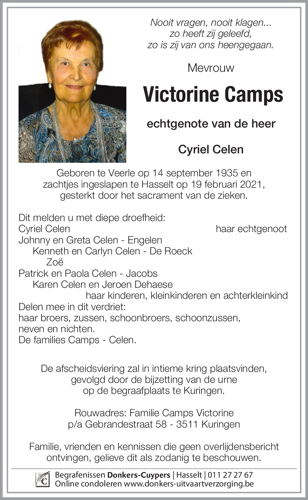 Victorine Camps