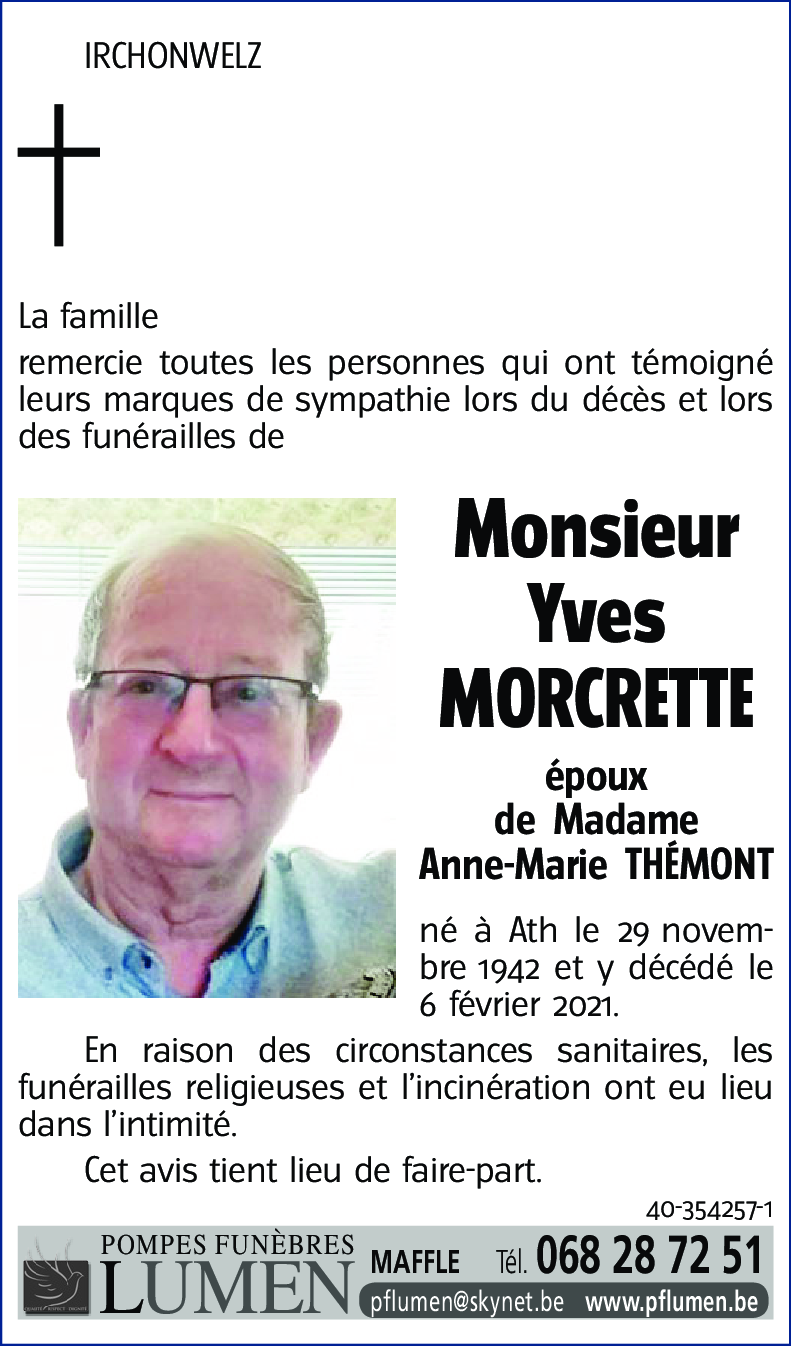 Yves MORCRETTE