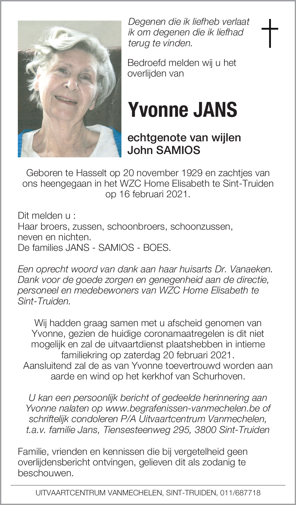 Yvonne Jans
