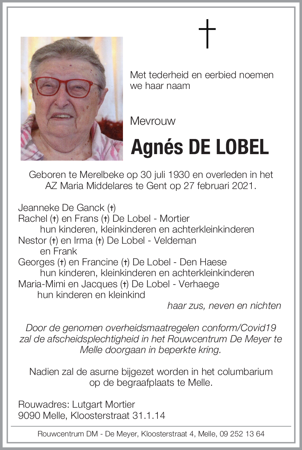 Agnés DE LOBEL