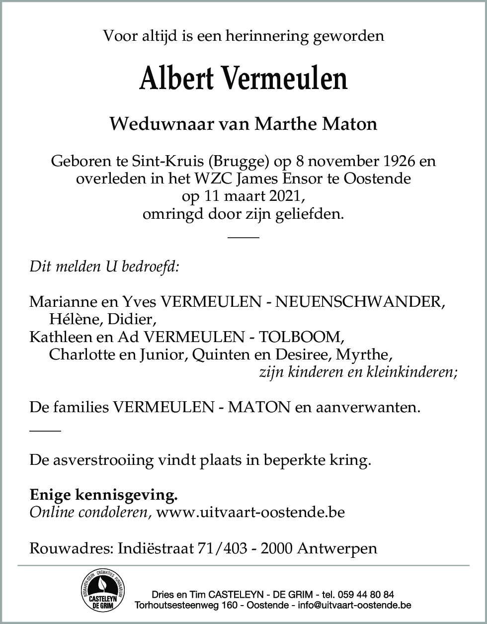 Albert Vermeulen