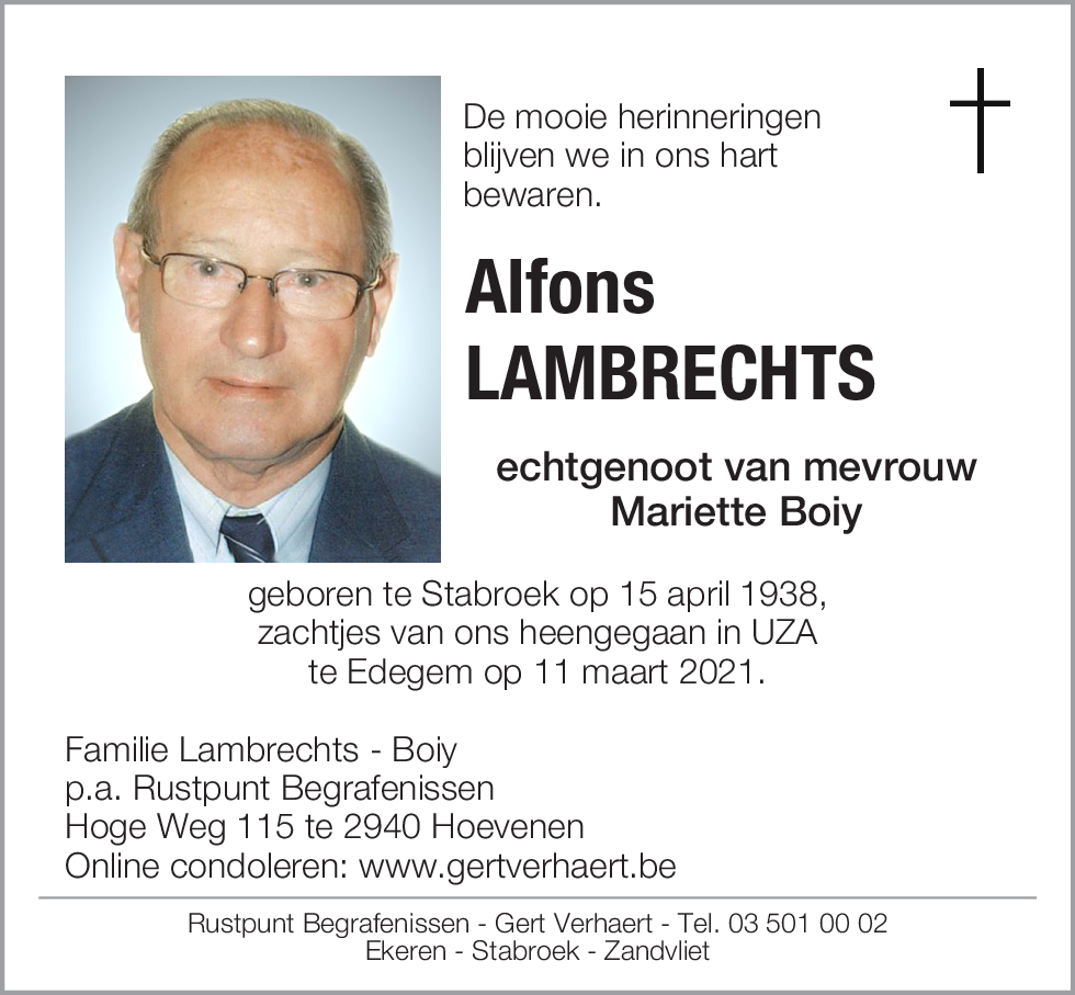 Alfons Lambrechts