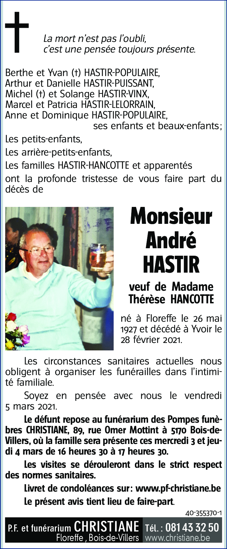 André HASTIR