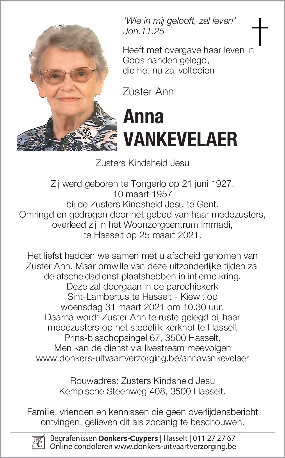 Anna Vankevelaer