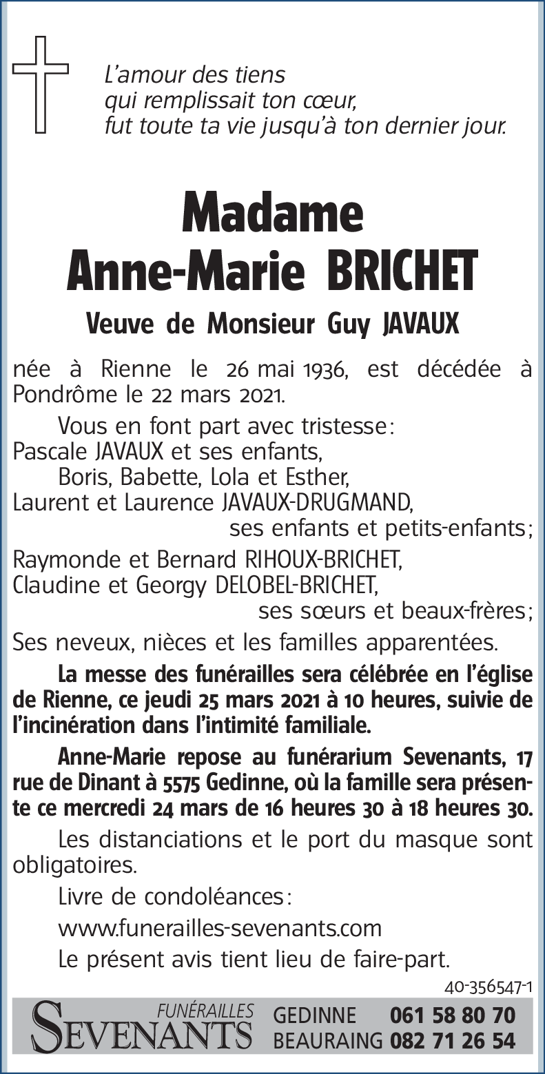 Anne-Marie BRICHET