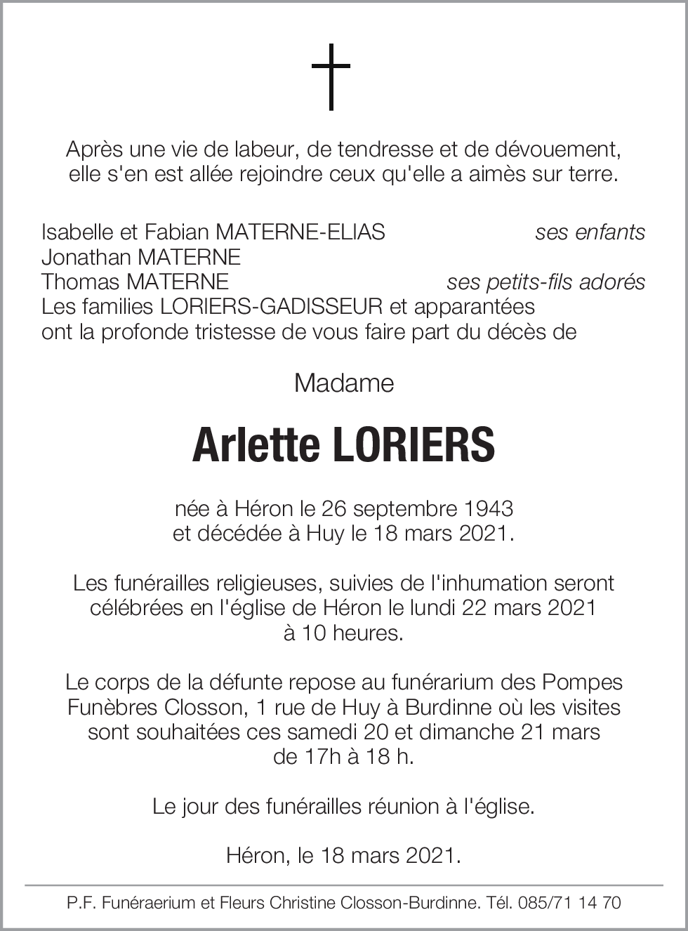 Arlette Loriers