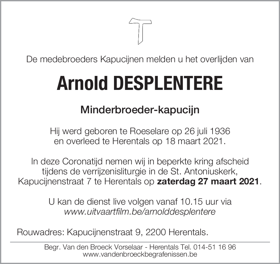 Arnold Desplentere