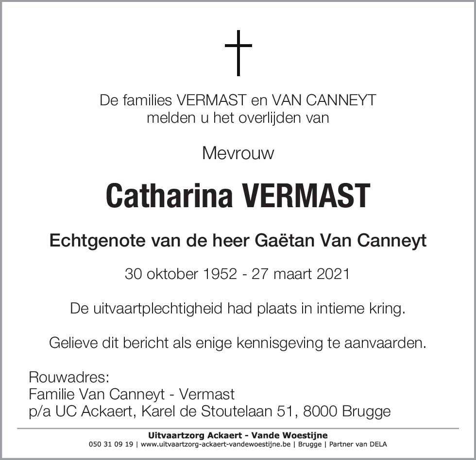 Catharina Vermast