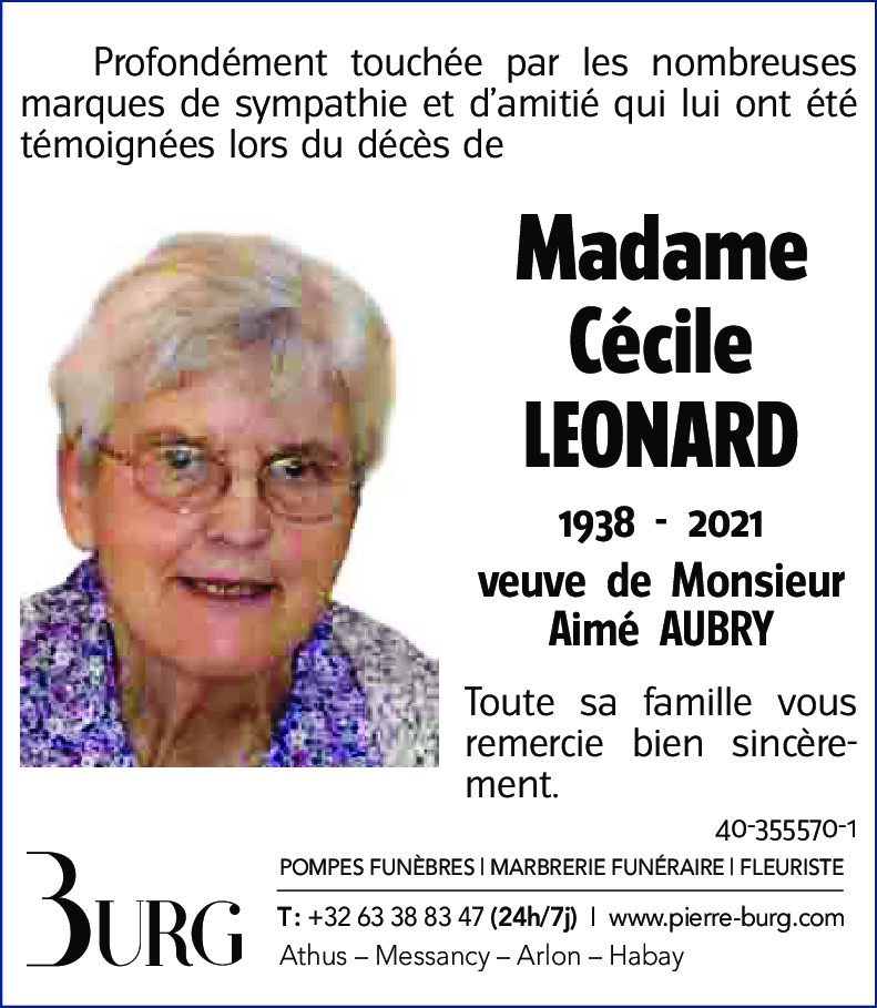Cécile AUBRY-LEONARD