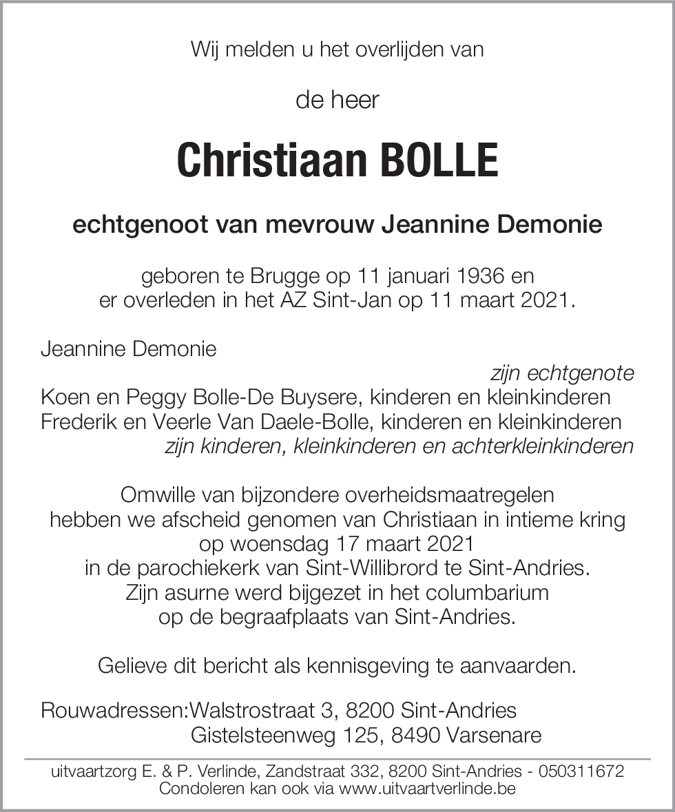 Christiaan Bolle