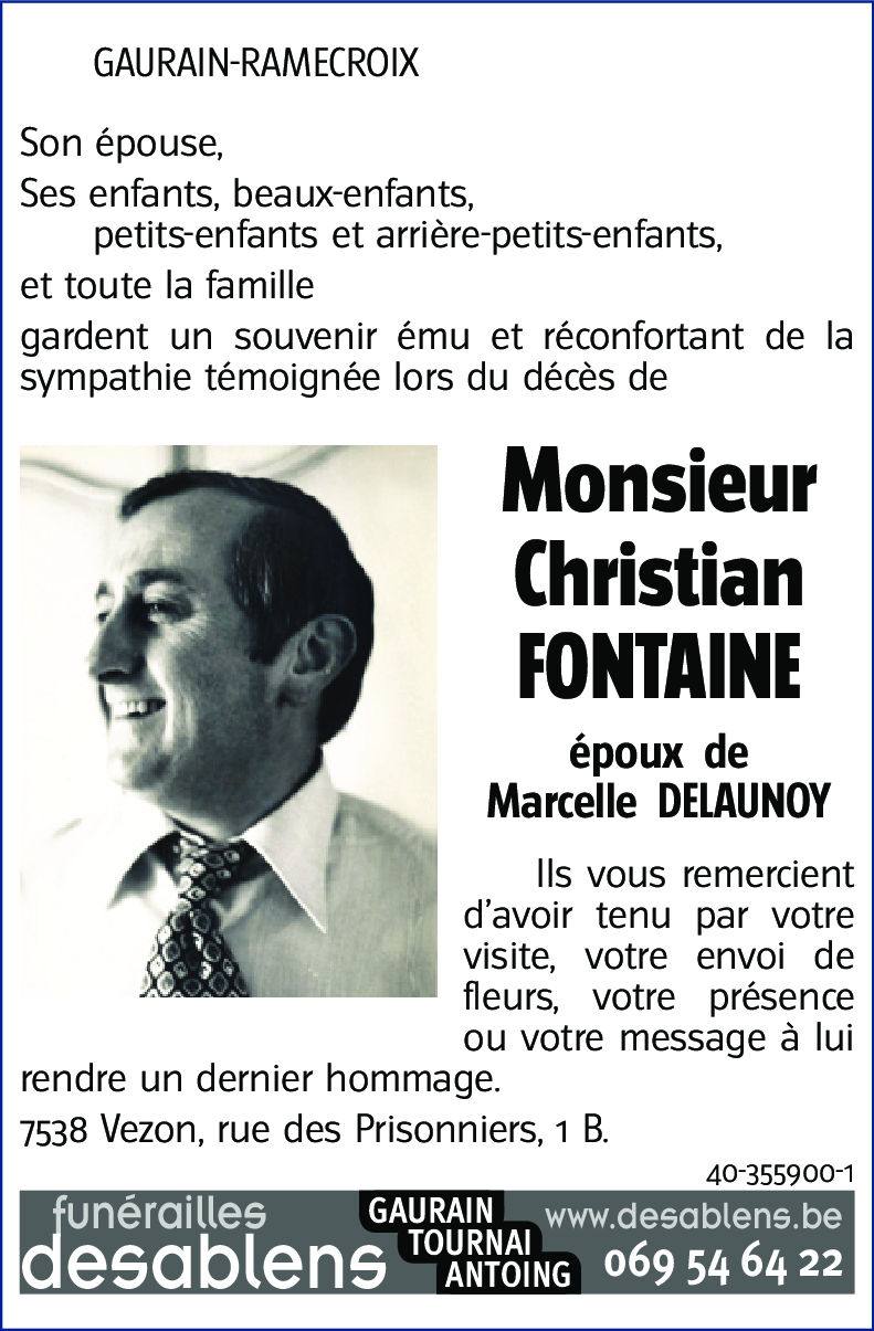 Christian FONTAINE