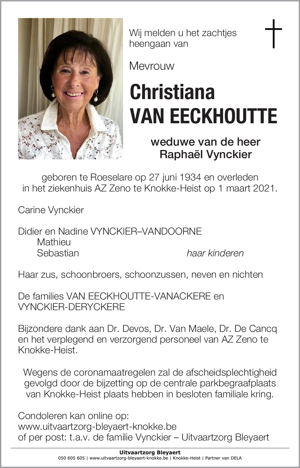 Christiana Van Eeckhoutte