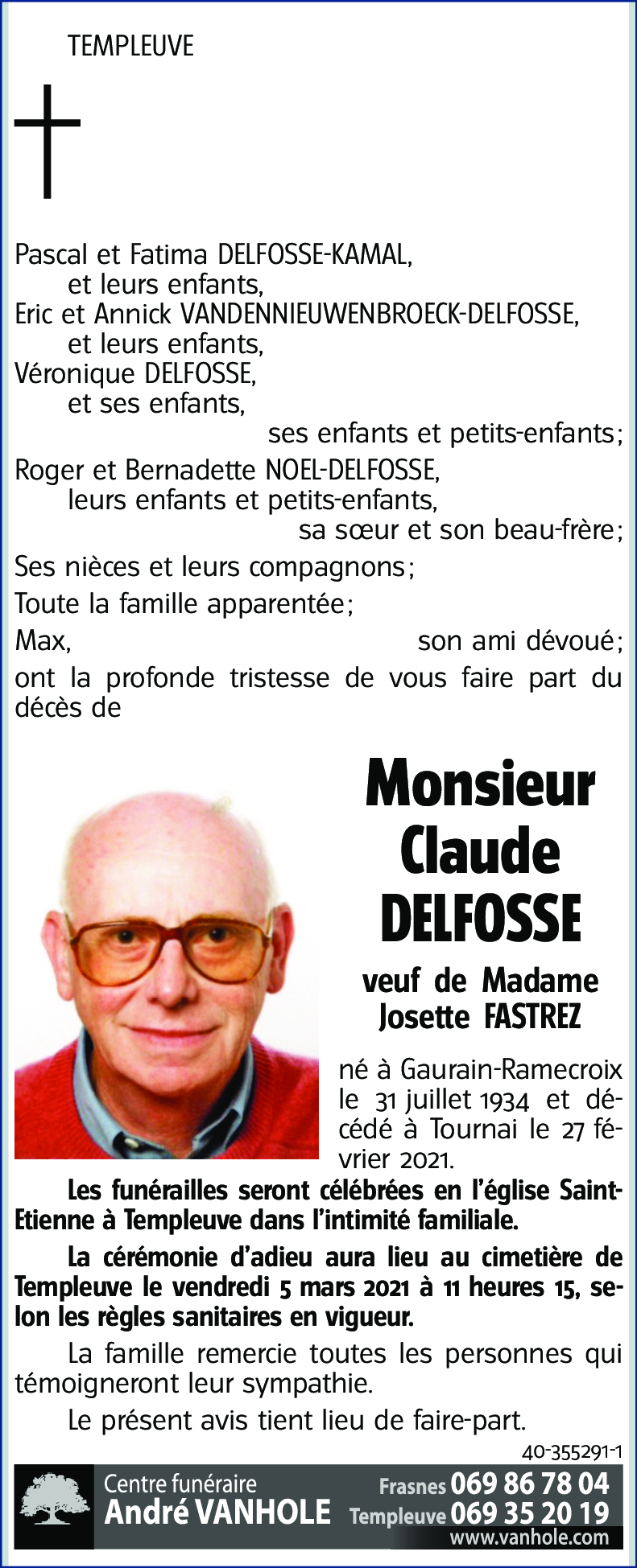 Claude DELFOSSE