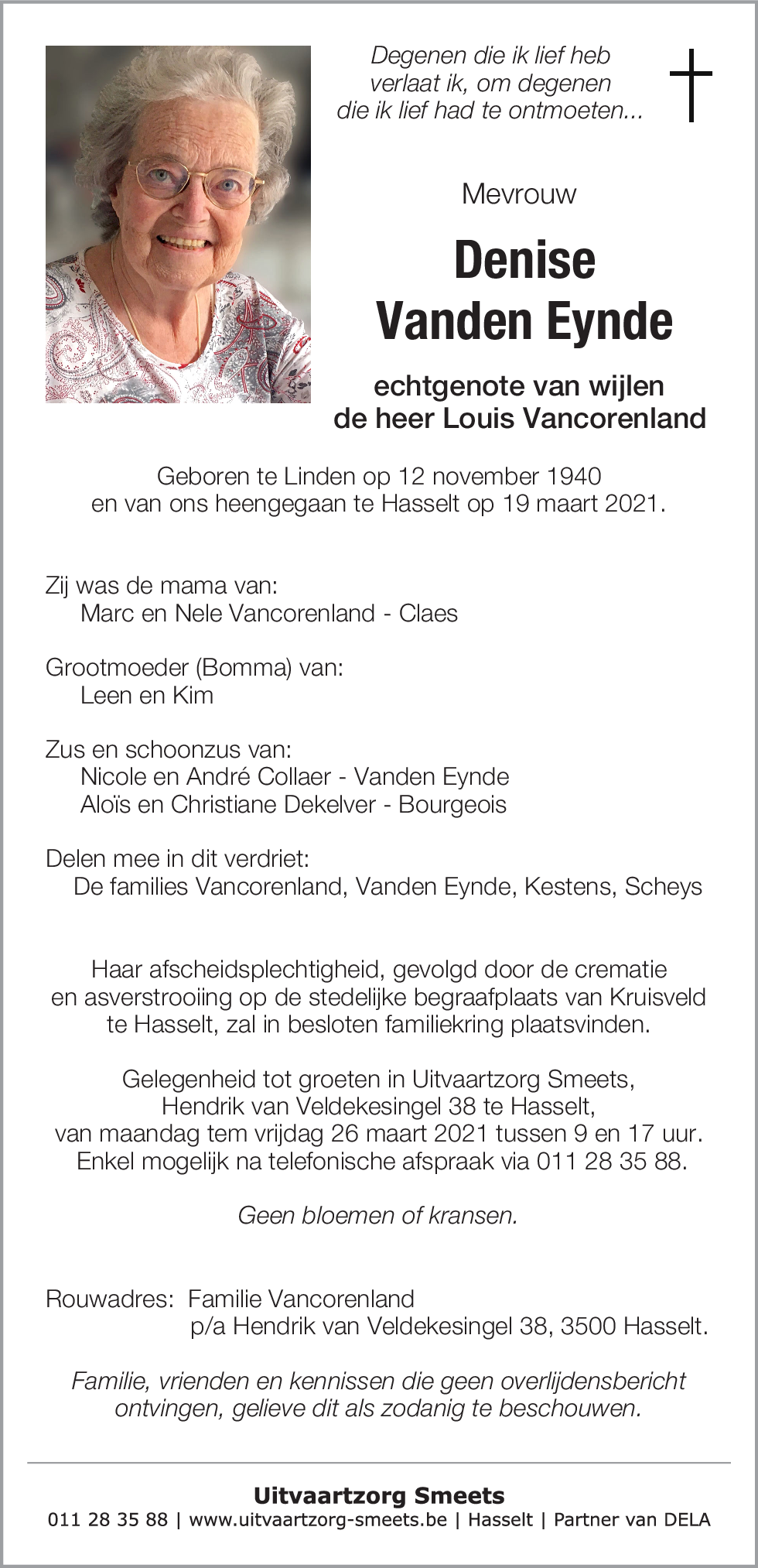 Denise Vanden Eynde