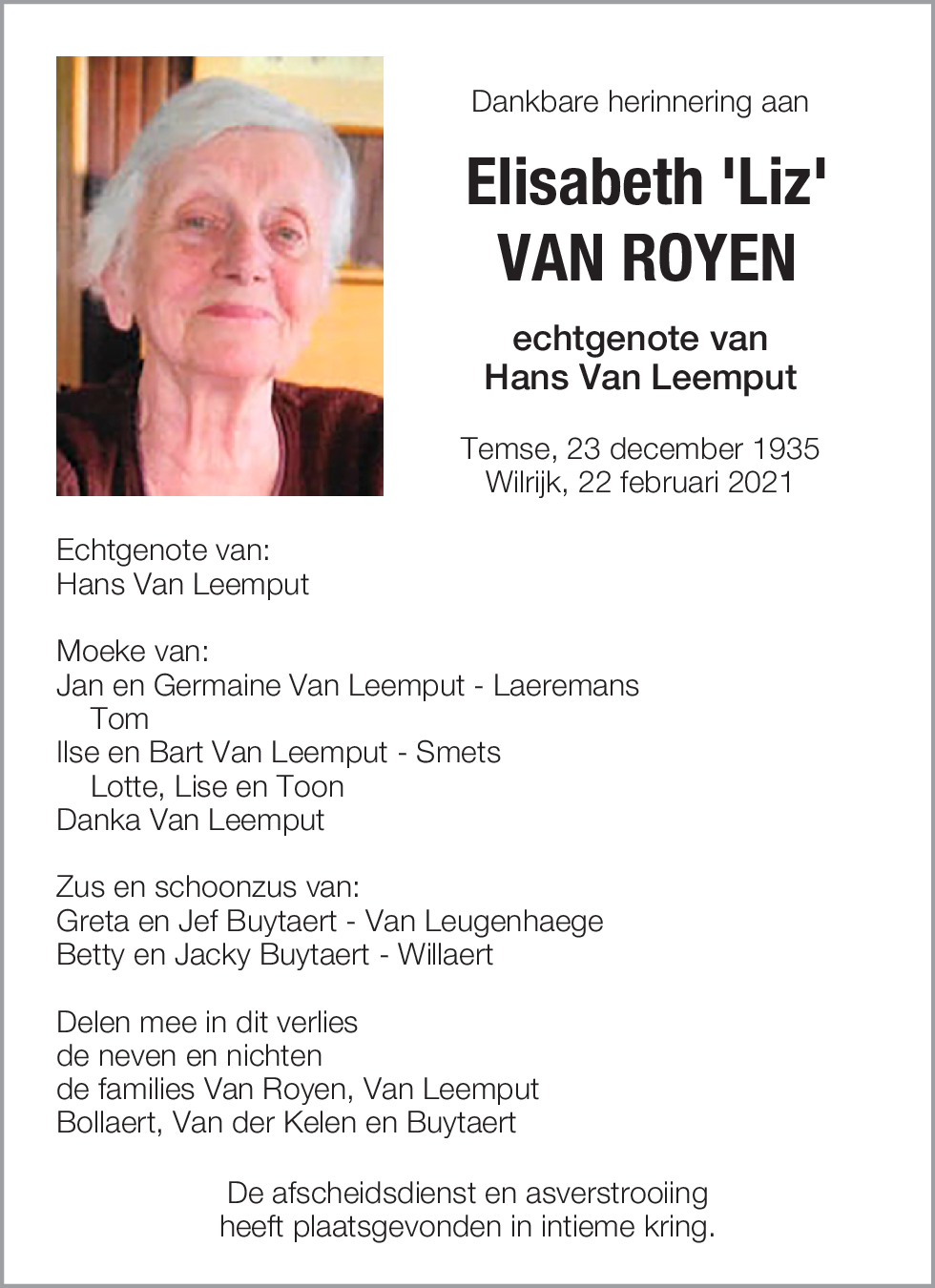 Elisabeth Van Royen