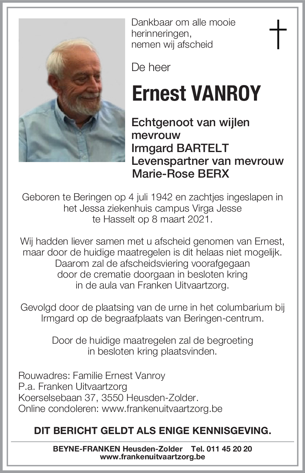Ernest Vanroy