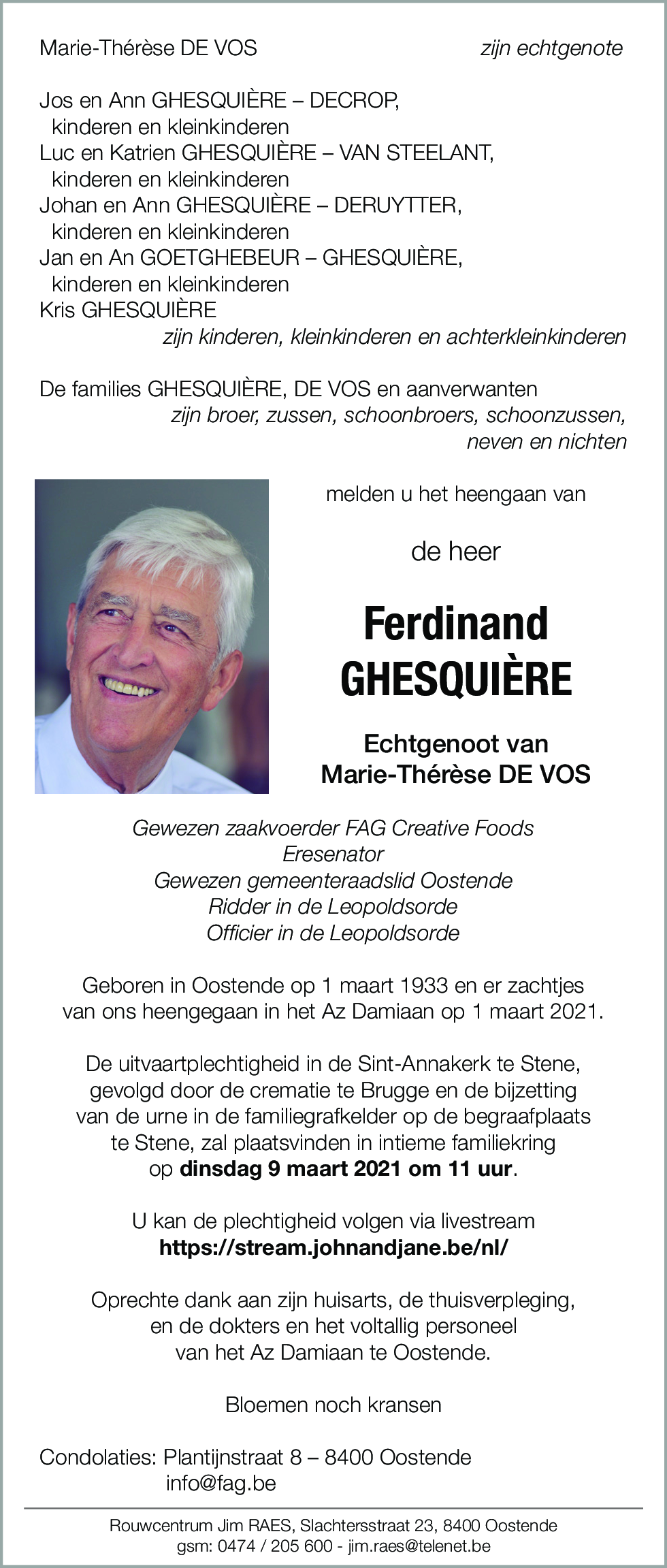 Ferdinand Ghesquière
