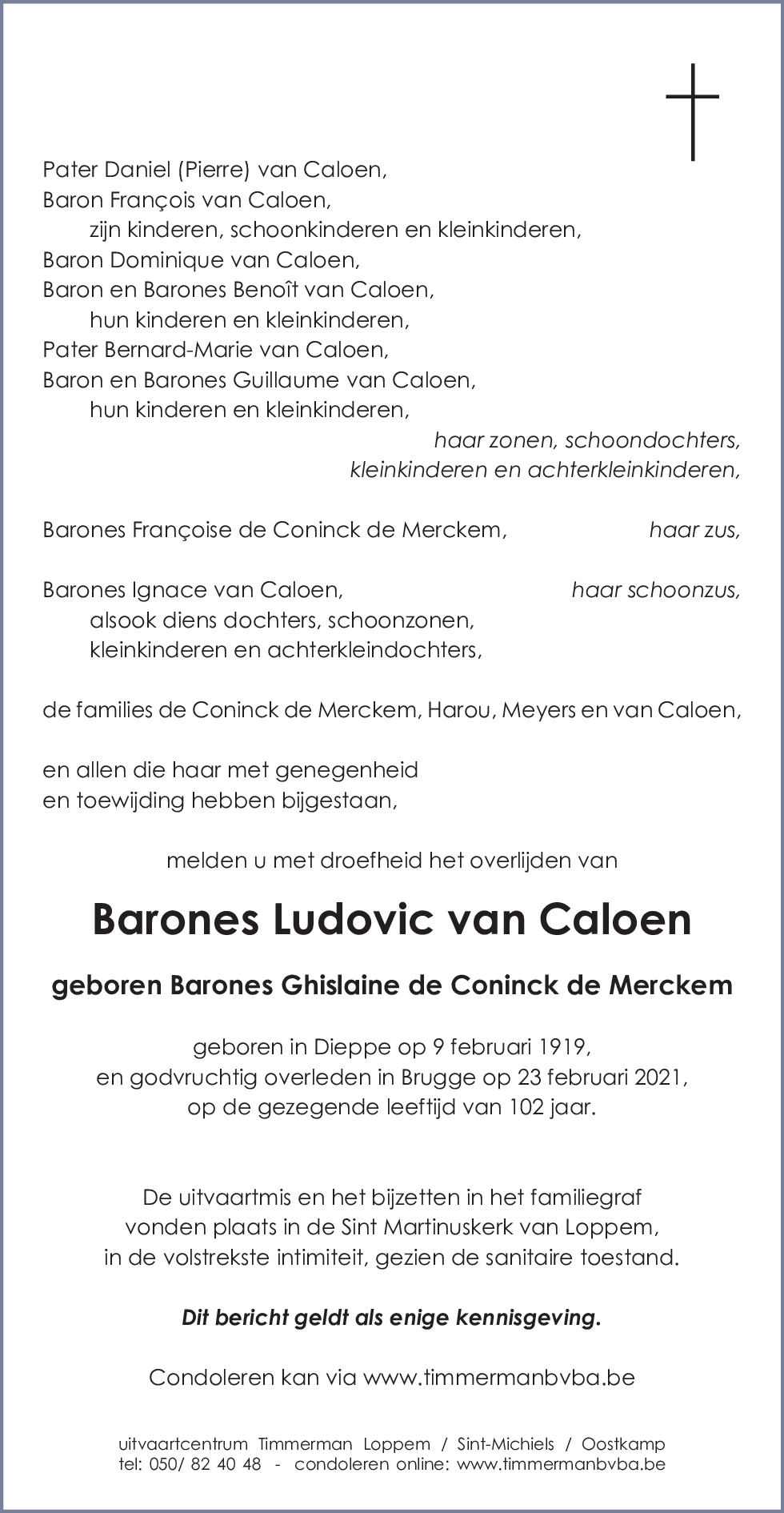 Ghislaine de Coninck de Merckem