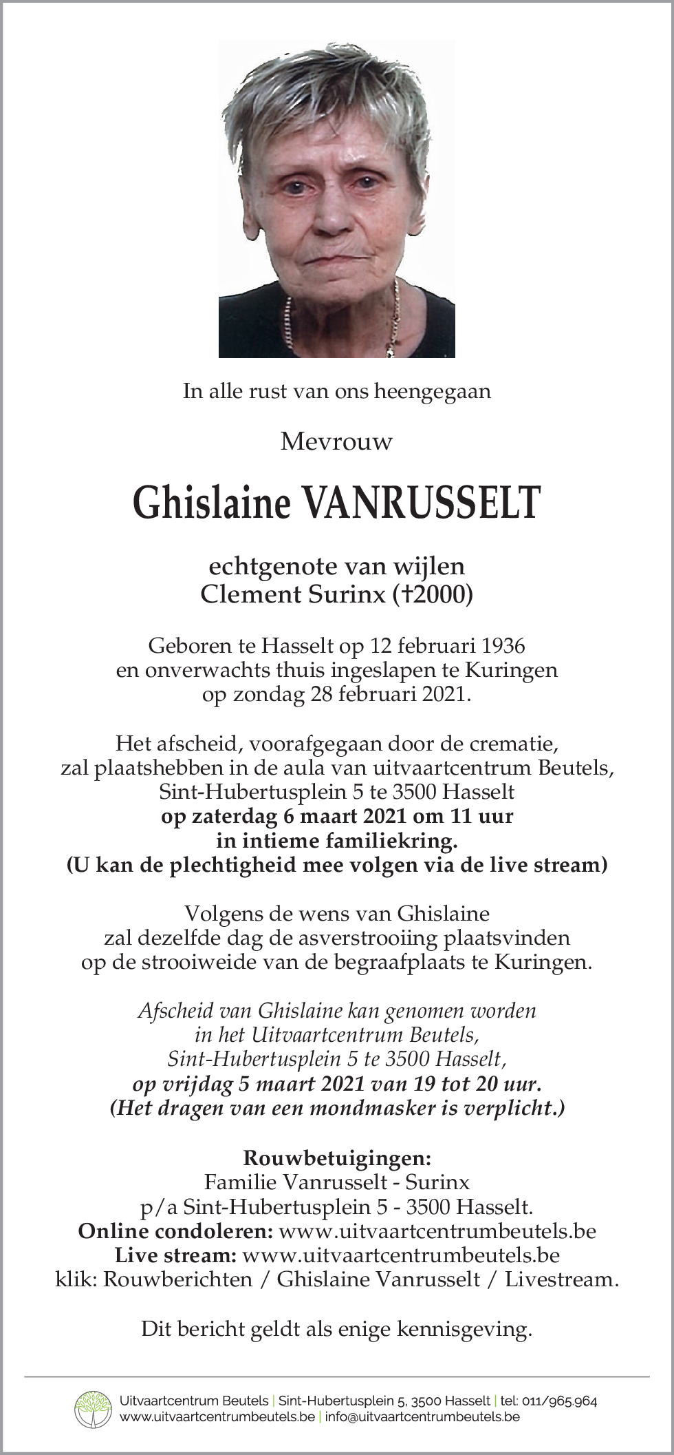 Ghislaine Vanrusselt