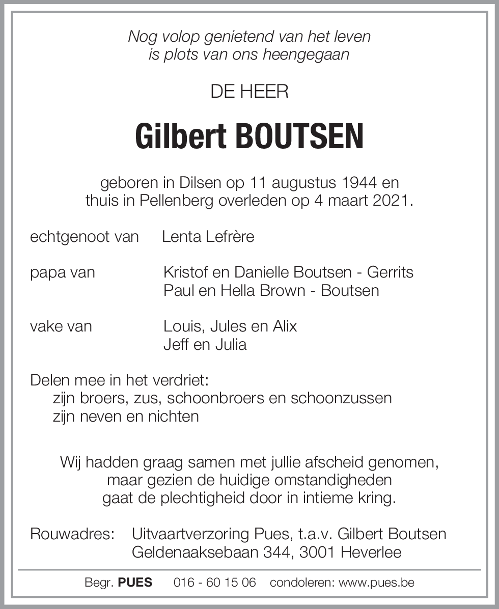 Gilbert Boutsen