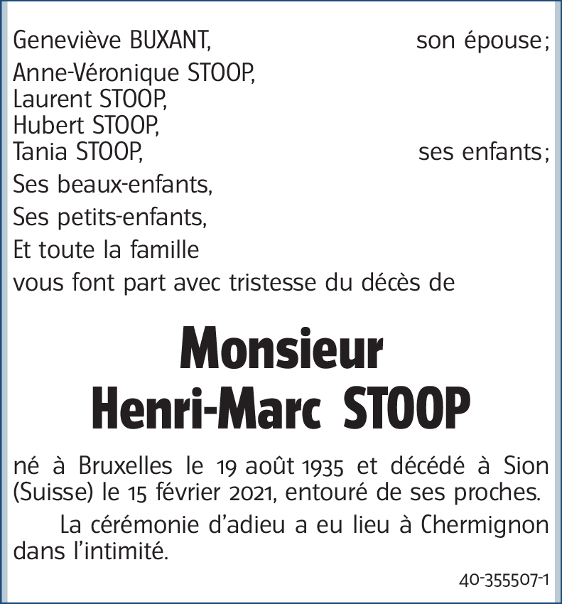 Henri-Marc STOOP