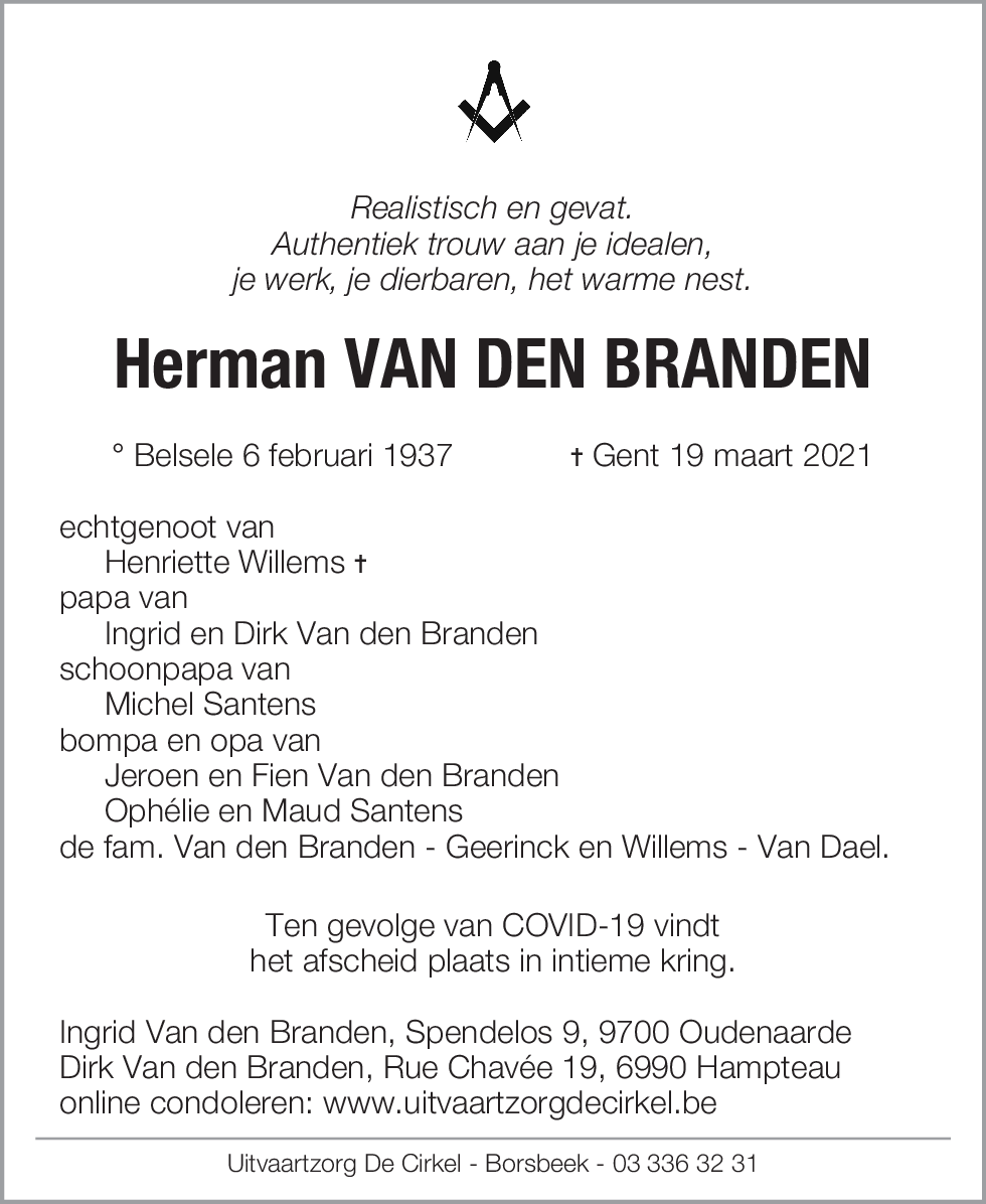 Herman Van den Branden