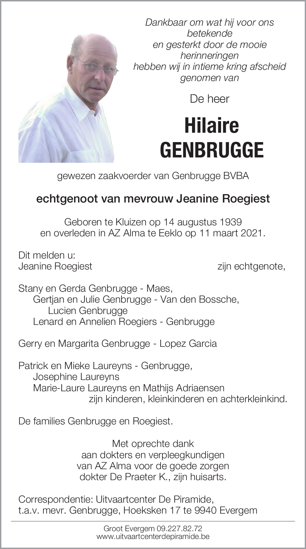 Hilaire Genbrugge