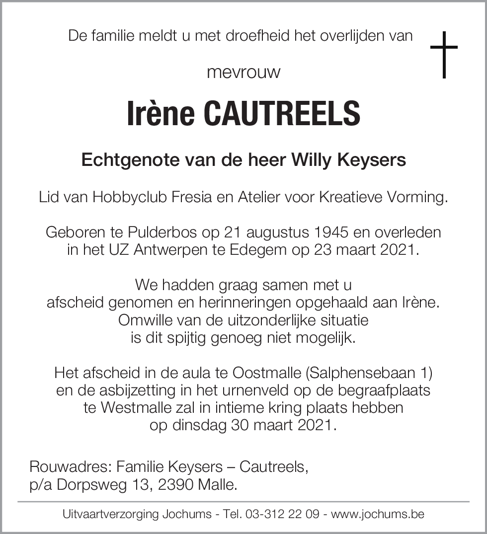 Irène Cautreels