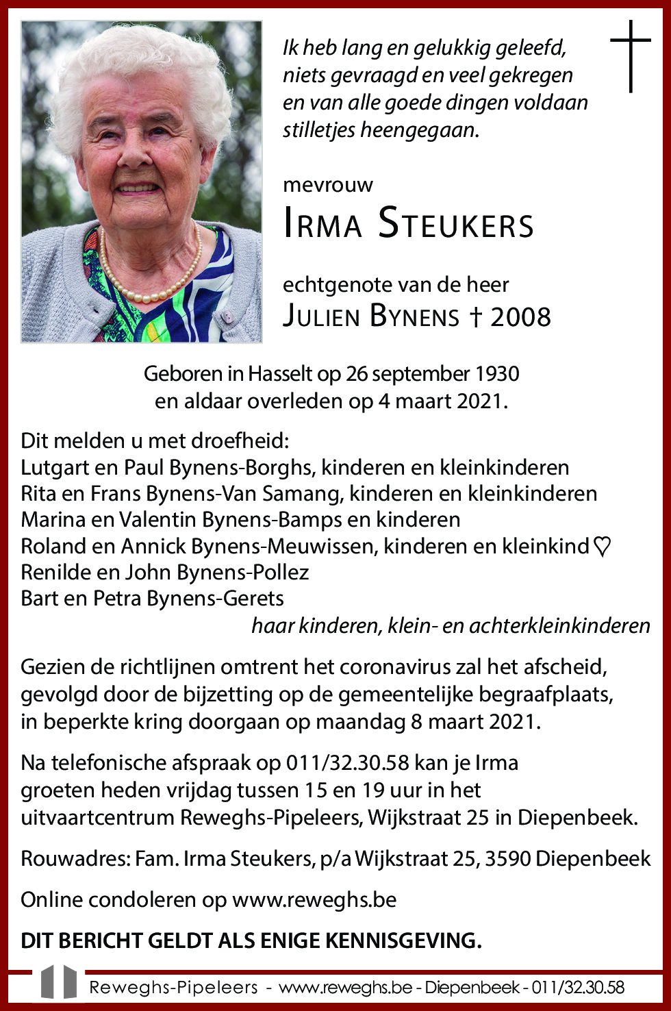 Irma Steukers