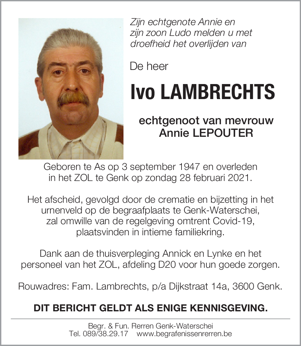 Ivo LAMBRECHTS