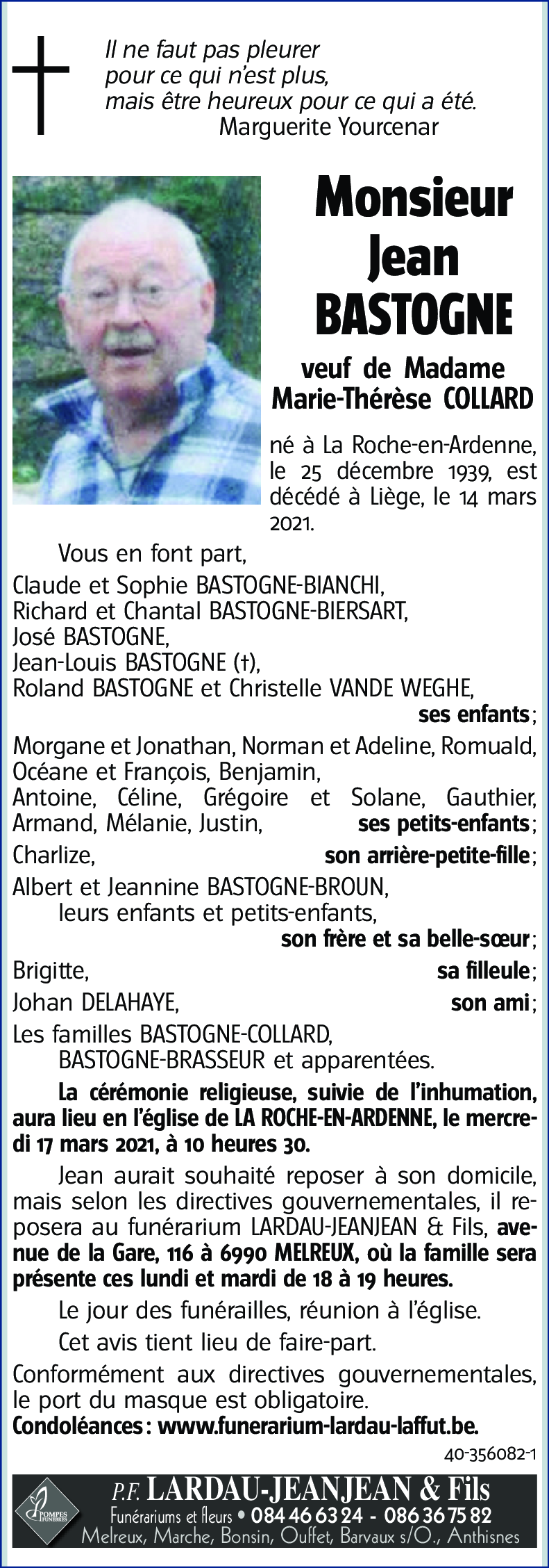 Jean BASTOGNE