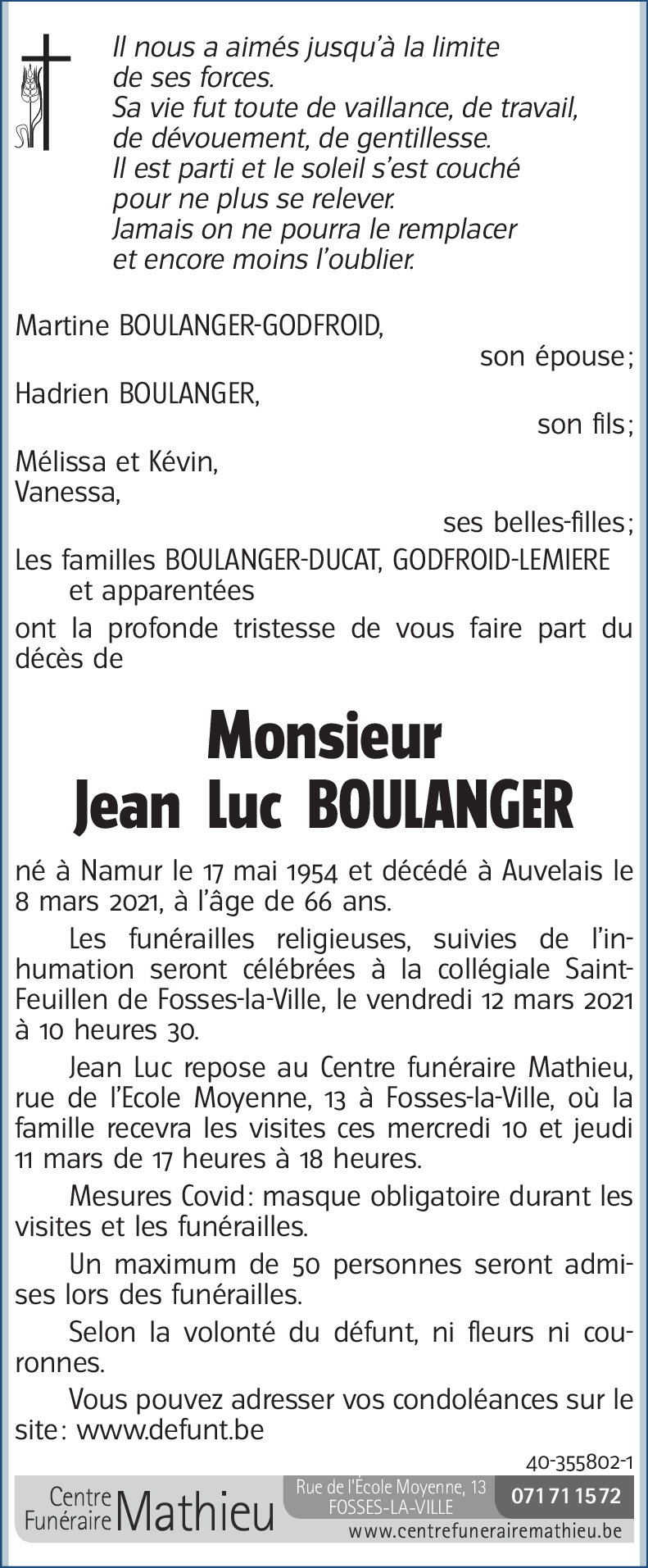Jean Luc BOULANGER