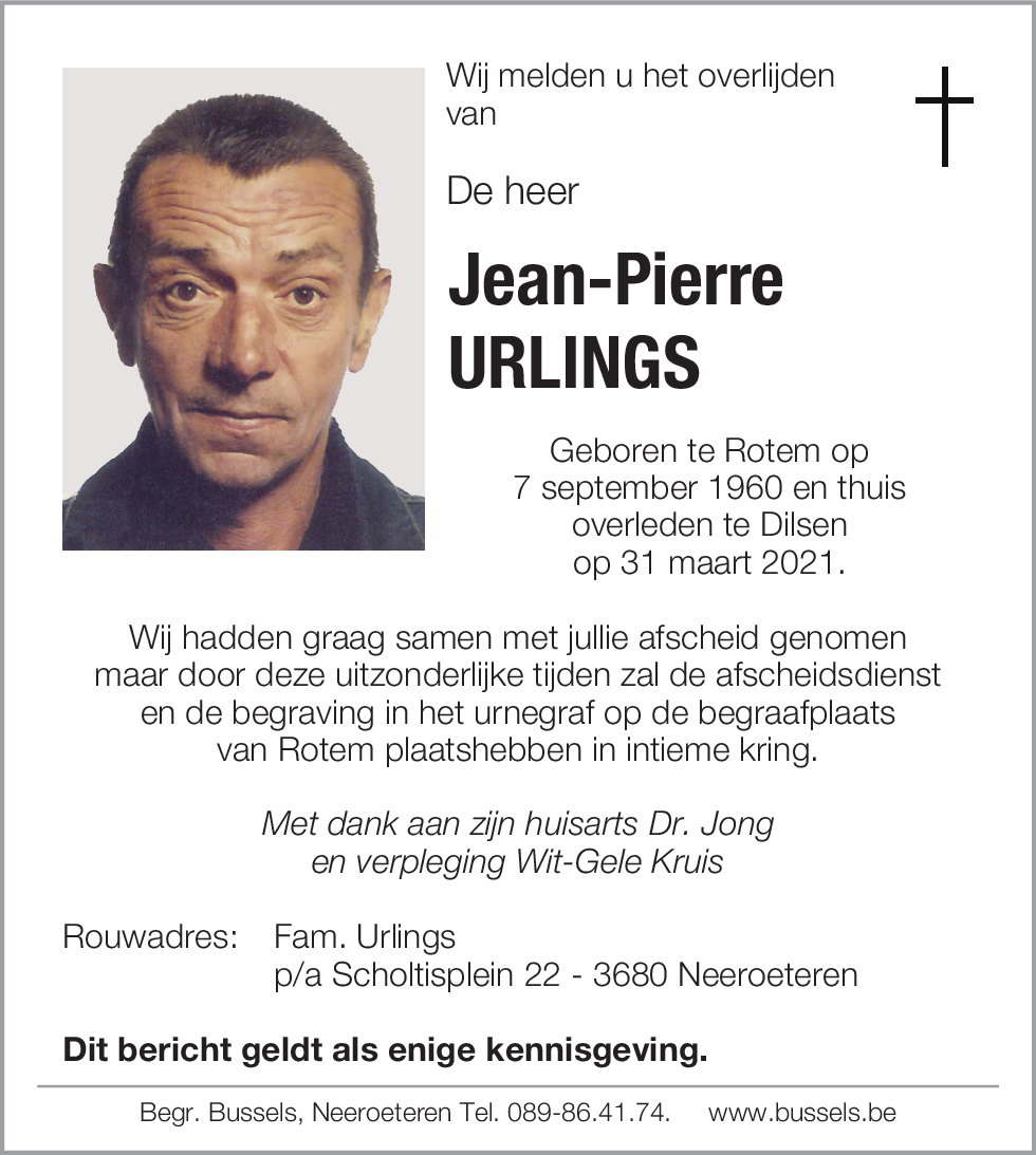 Jean-Pierre URLINGS