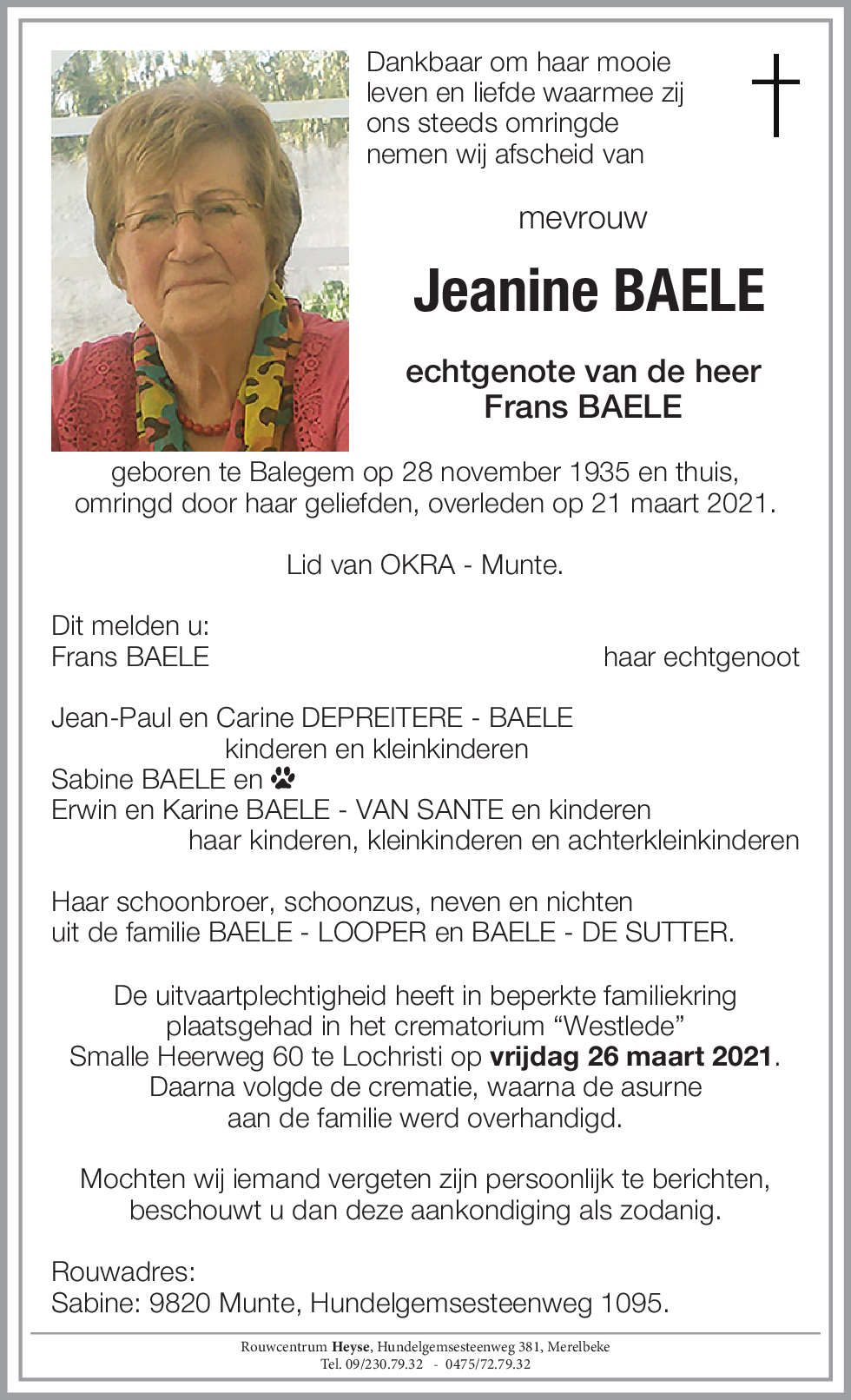 Jeanine BAELE