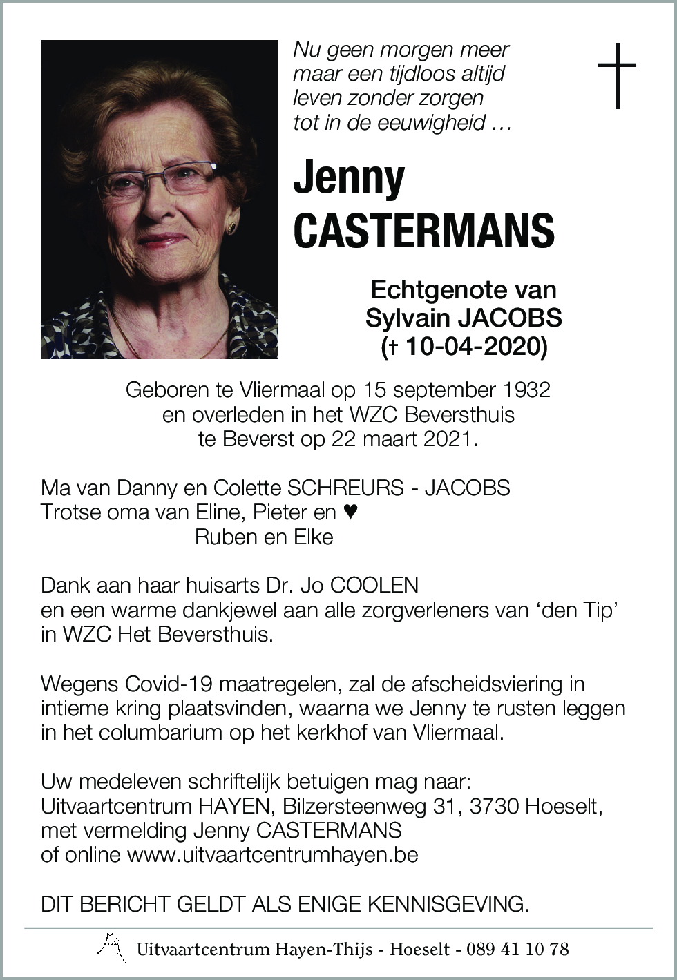 Jenny CASTERMANS