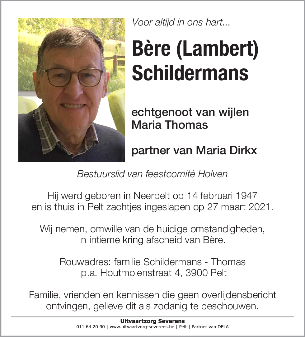 Lambert Schildermans
