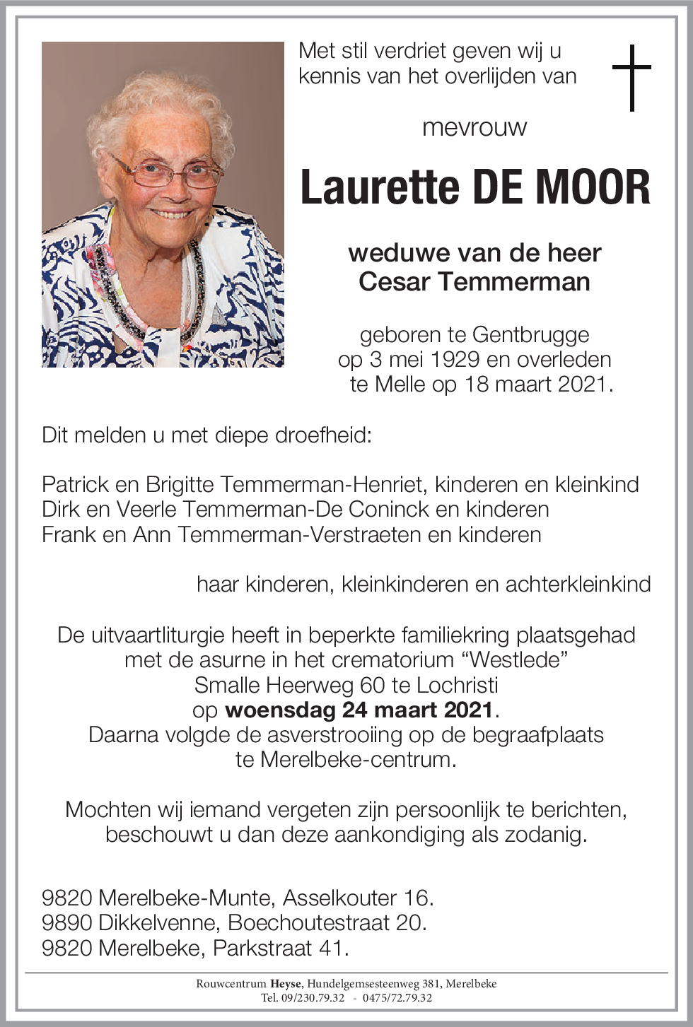 Laurette DE MOOR