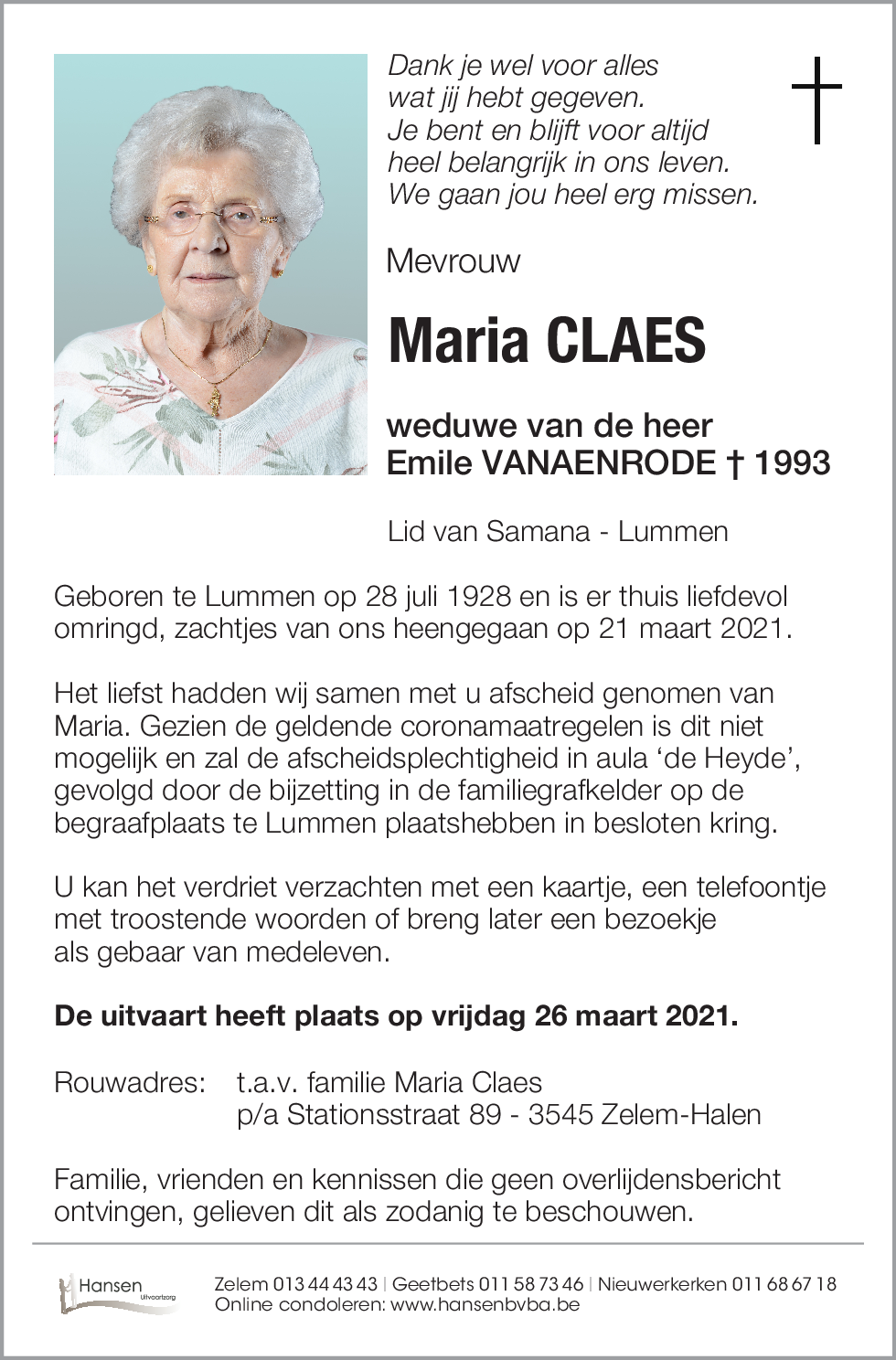 Maria CLAES