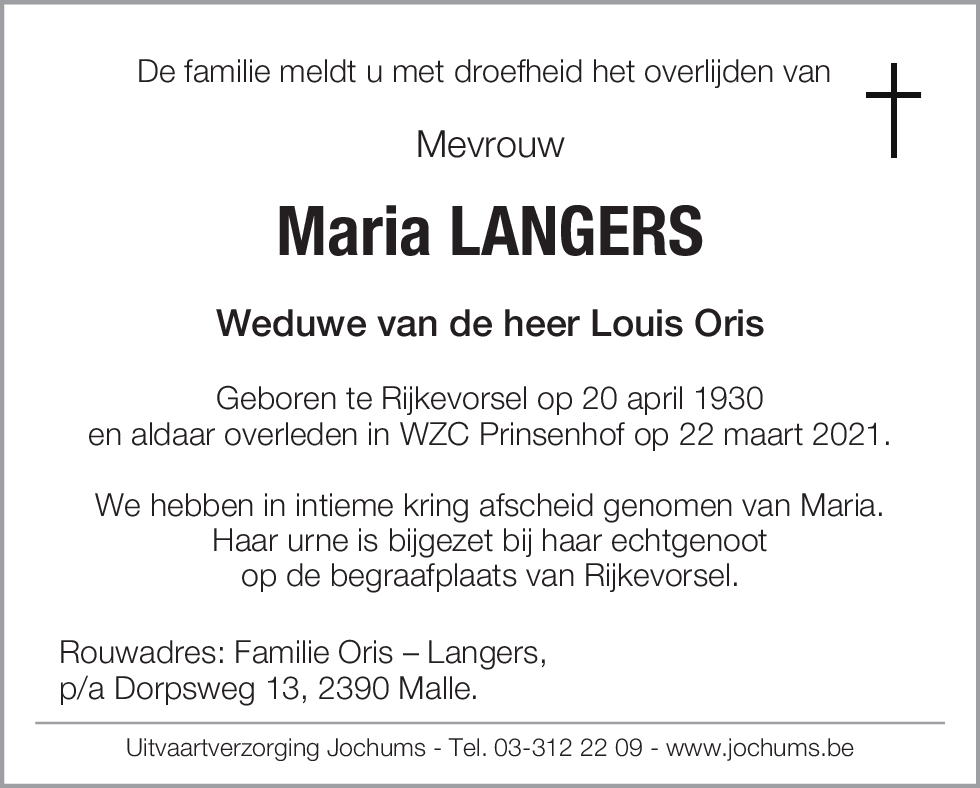 Maria Langers