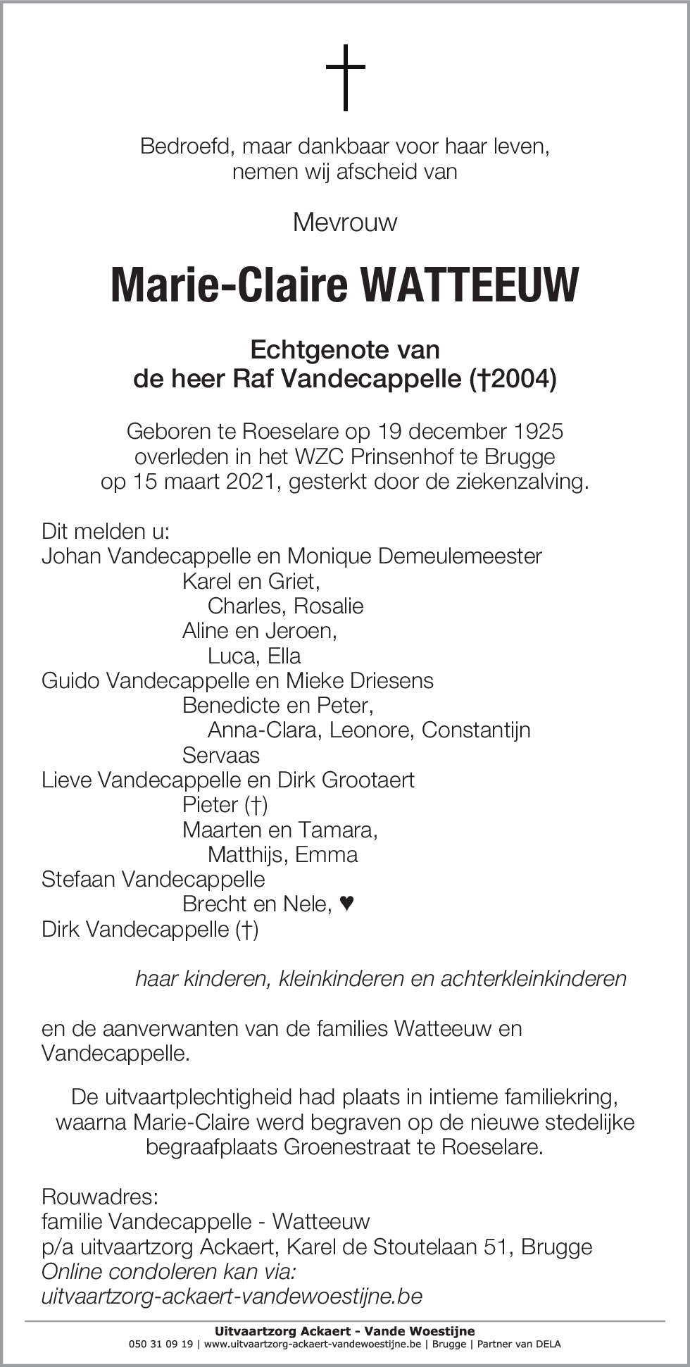 Marie-Claire Watteeuw