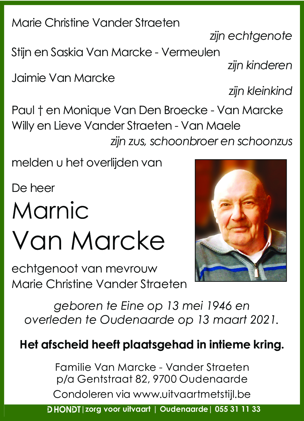 Marnic Van Marcke