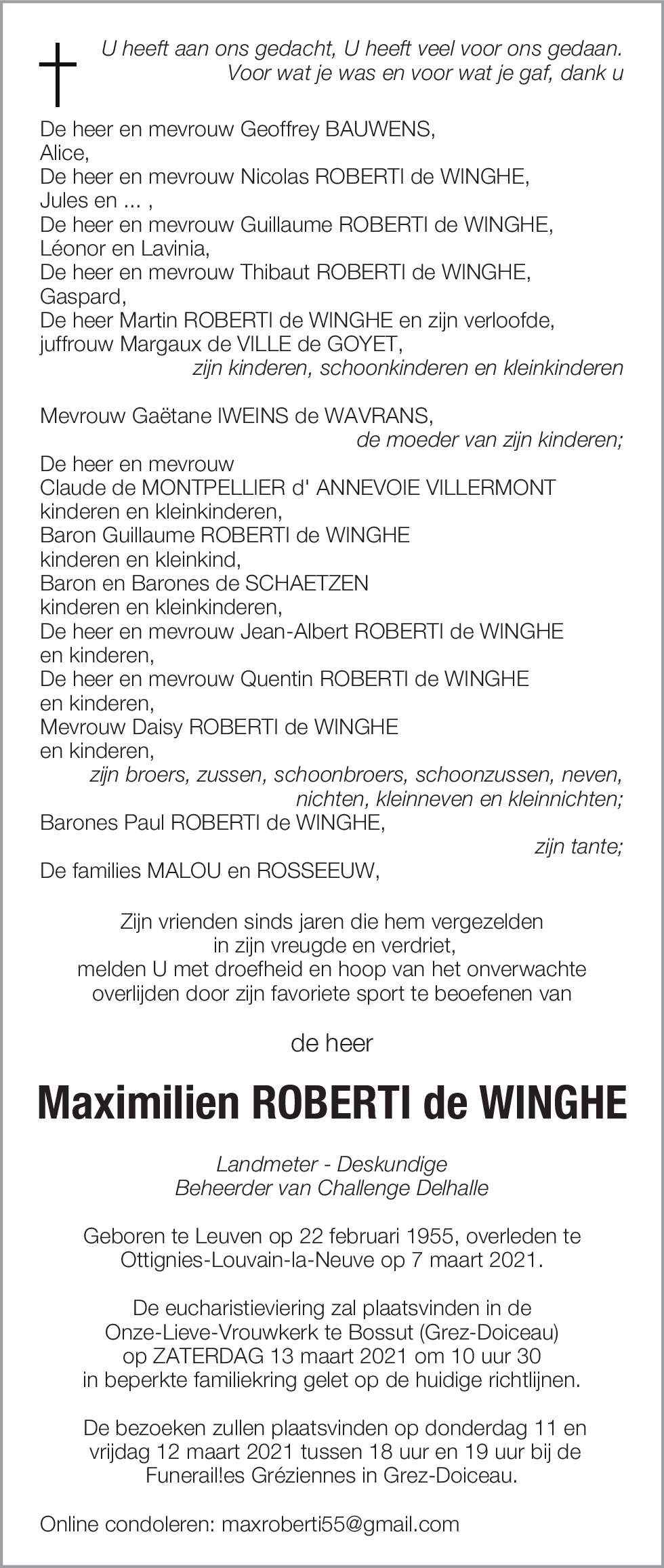 Maximilien Roberti de Winghe