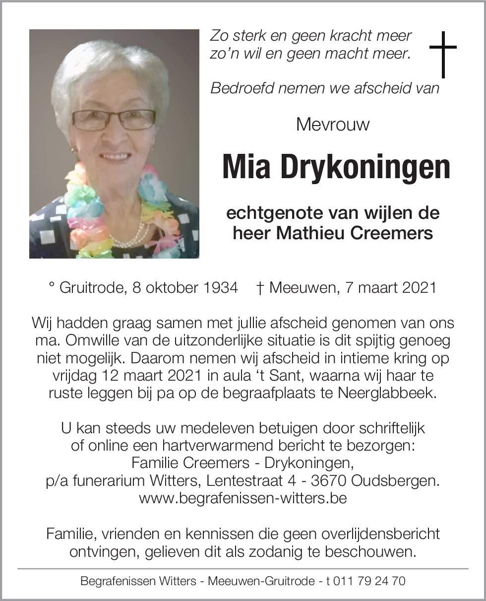Mia Drykoningen