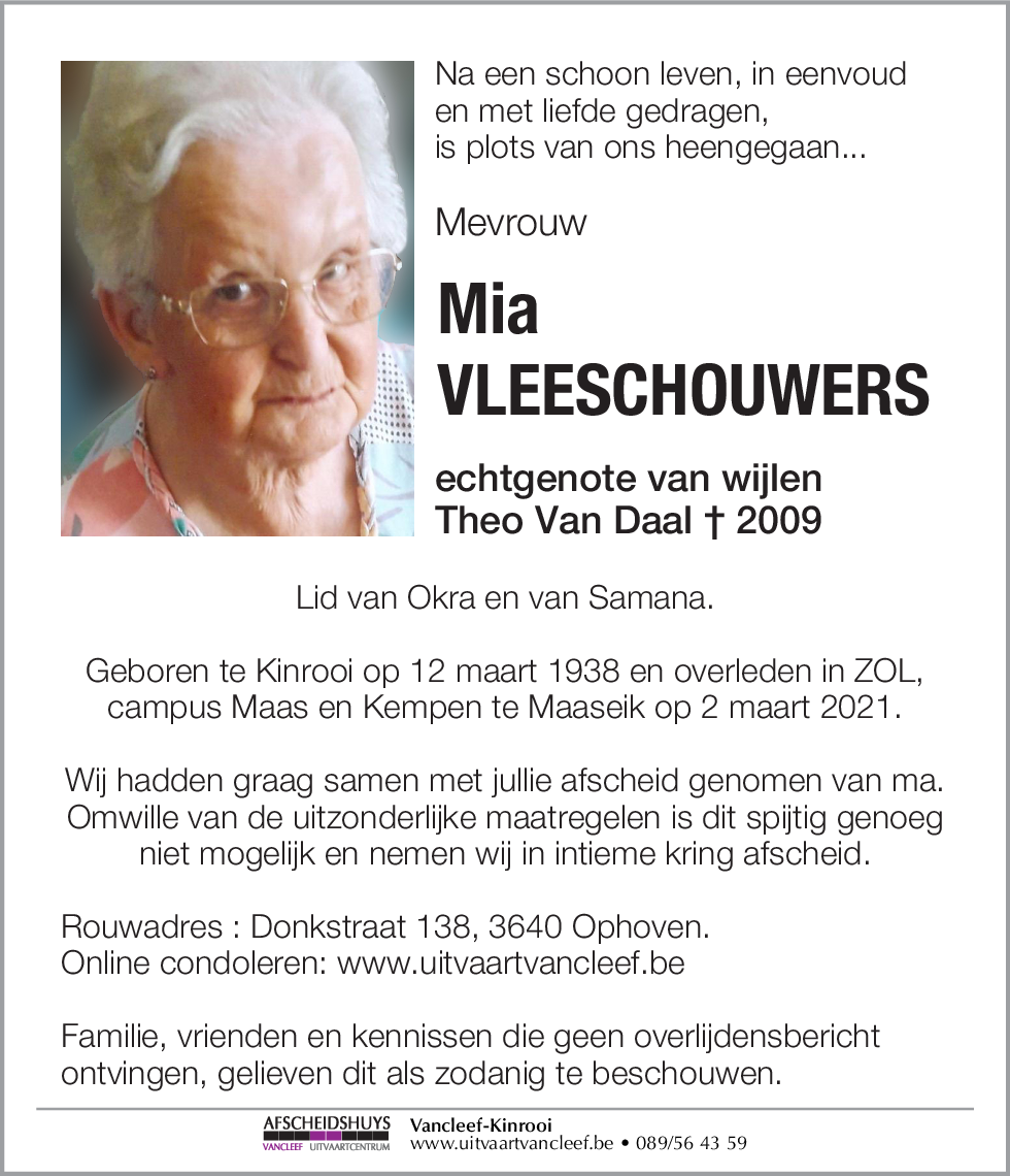 Mia Vleeschouwers