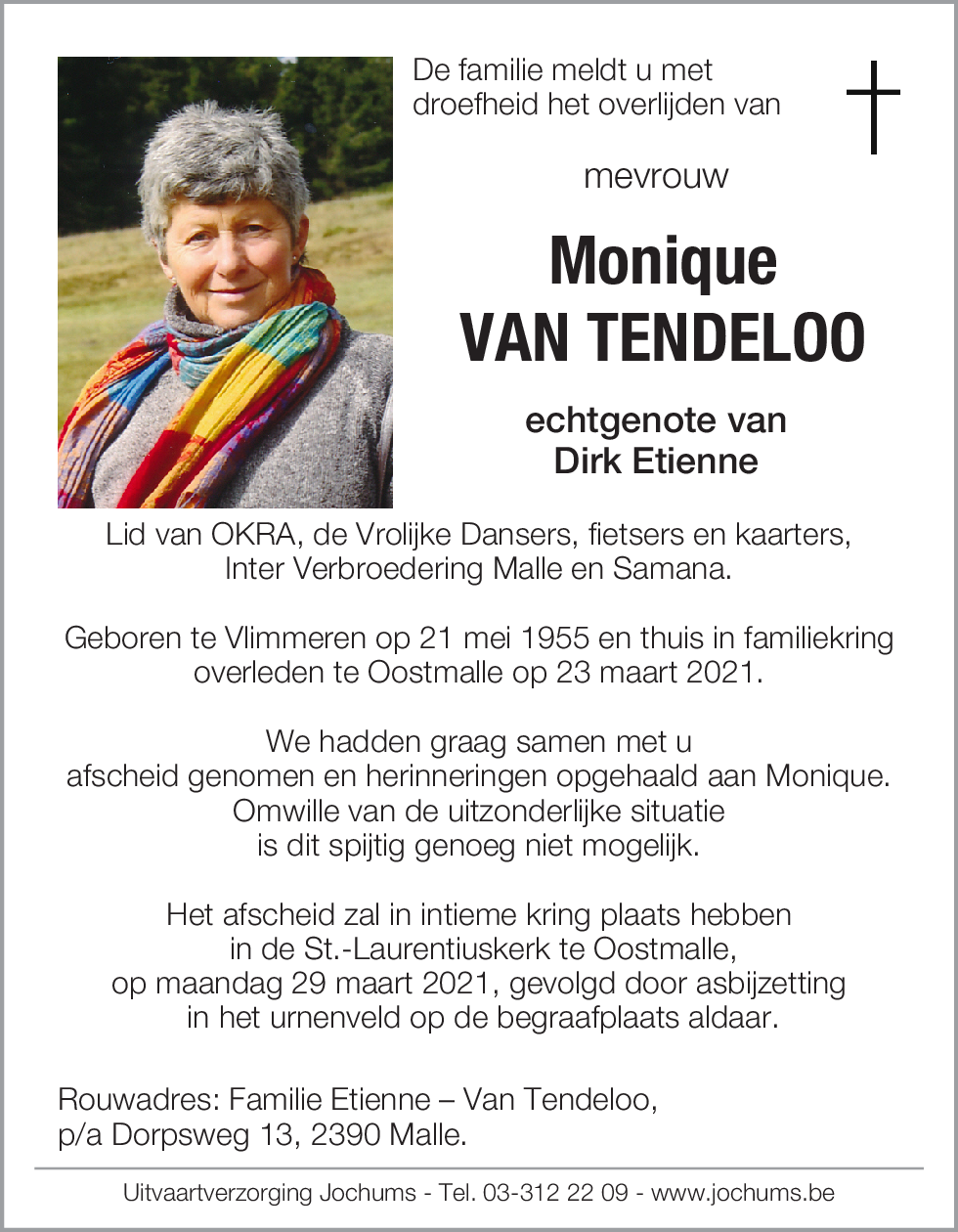 Monique Van Tendeloo