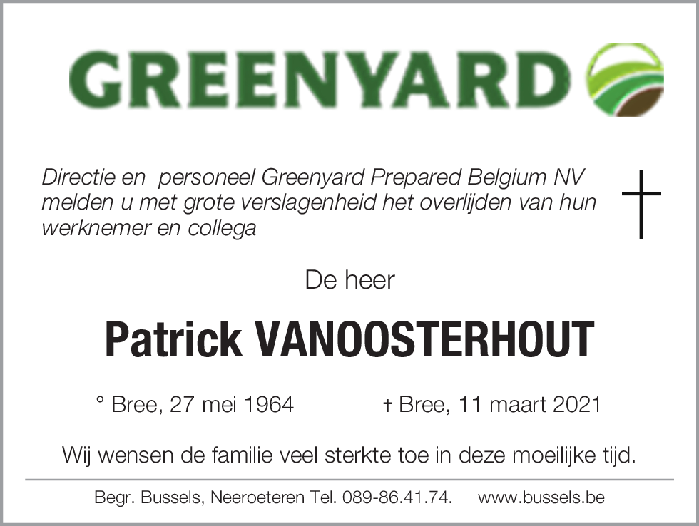 Patrick VANOOSTERHOUT