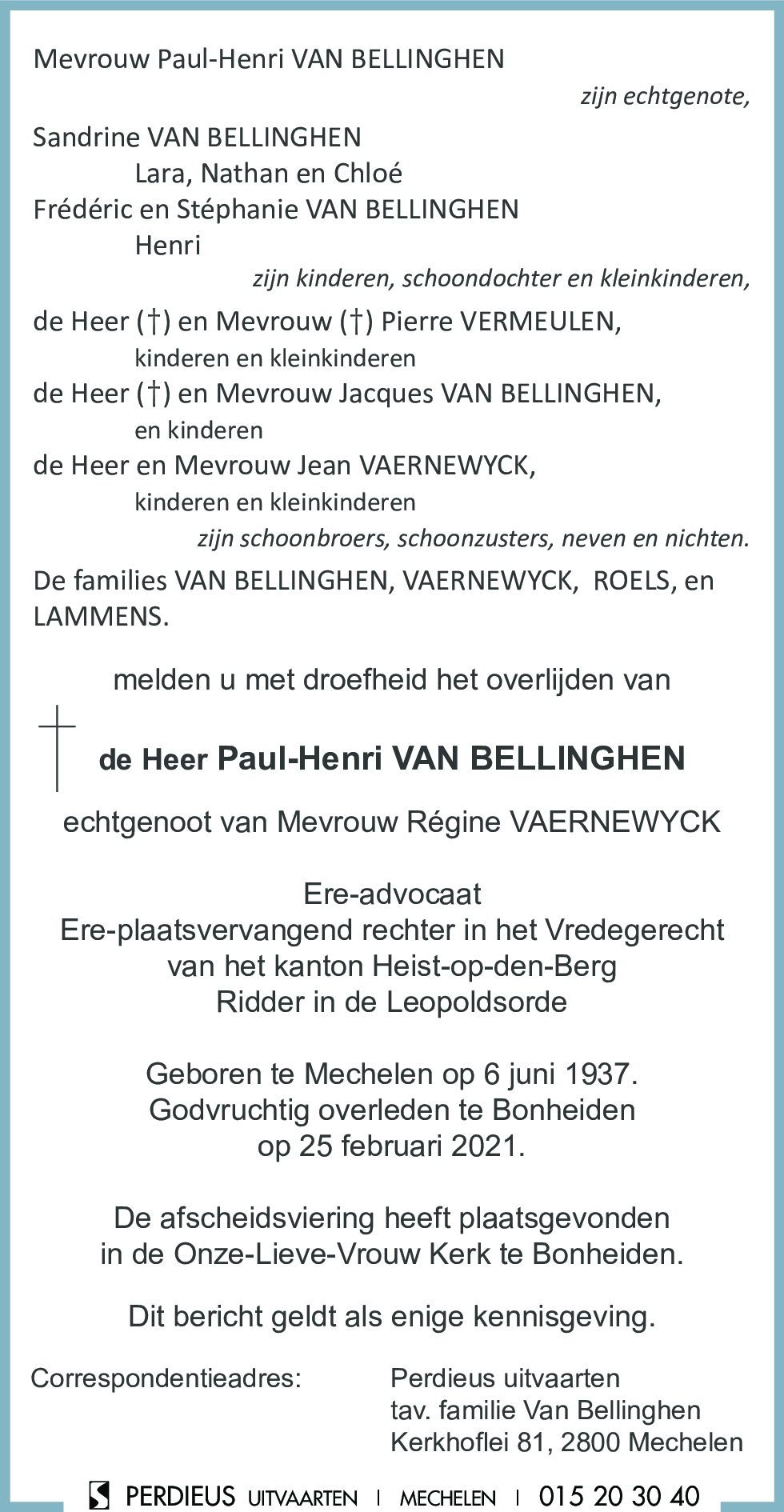 Paul-Henri Van Bellinghen