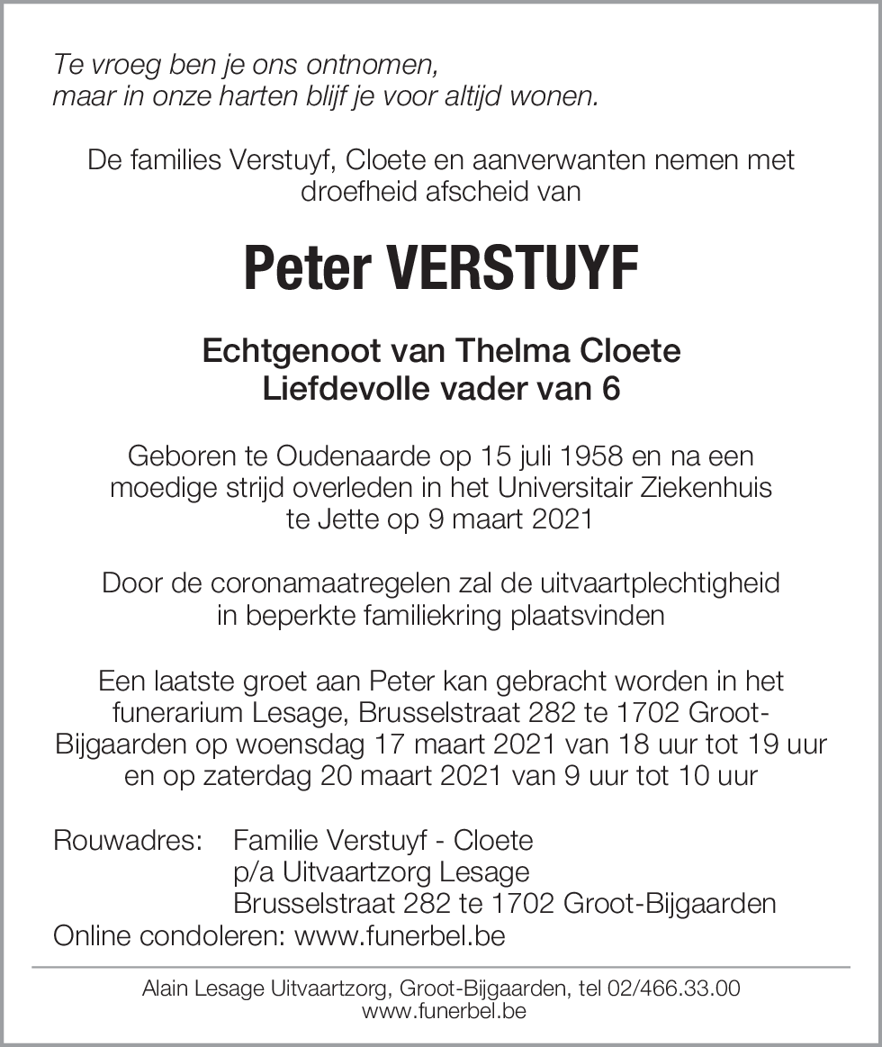 Peter Verstuyf