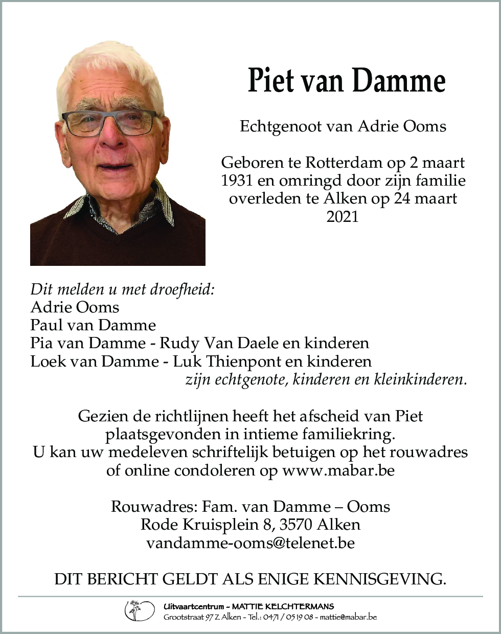 Piet van Damme