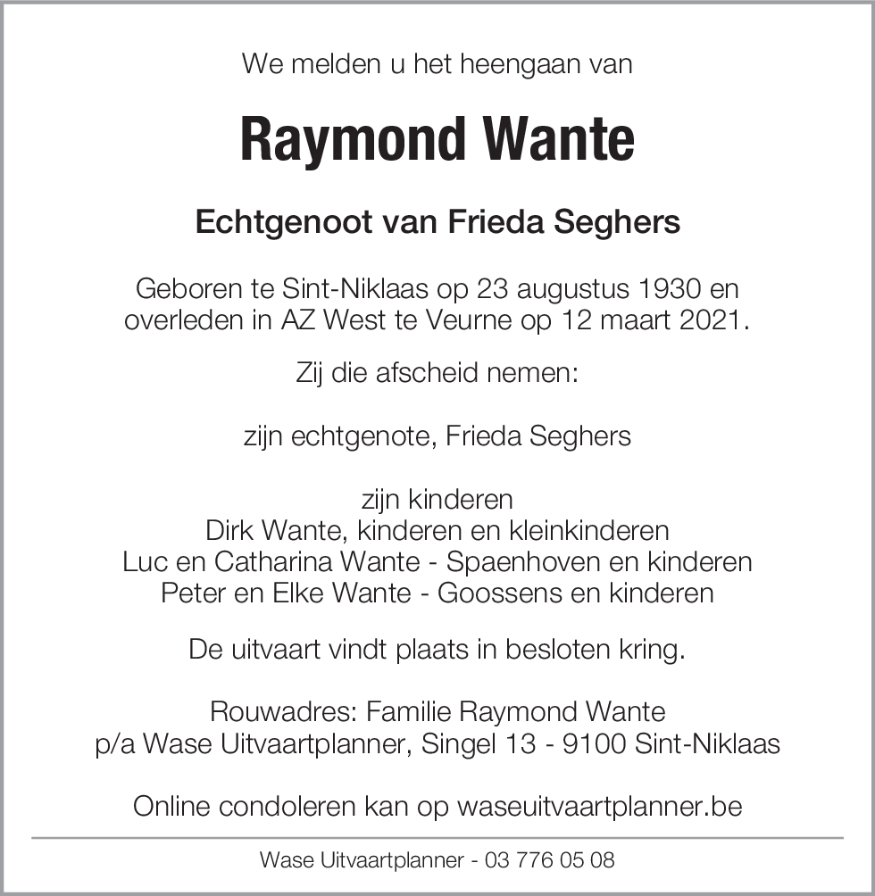 Raymond Wante